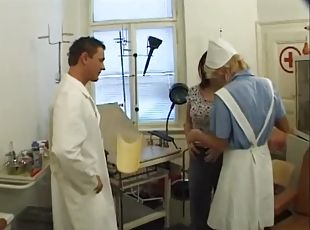 pielęgniarka, doktor, seks-grupowy, napalona, 4kąt, uniform