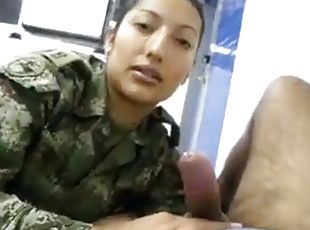 armádne, kancelária, fajka, hardcore, latinské, pár, pov, uniforma, bruneta, vojenské