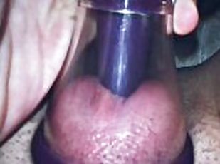 Clit licking pussy pump makes pretty college teens legs shake