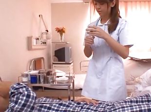 asiatisk, sjuksköterrska, japansk, uniform, verklighet