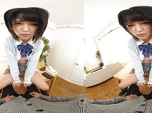 asiático, tetas-grandes, colegiala-schoolgirl, hardcore, japonés, primera-persona, natural, pechugona, tetas, morena