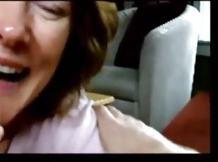 Mother sucks son and swallows his cum