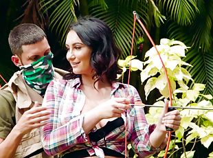 Fabulous outdoor titty fuck with Sidney Alexis and Tyler Steel