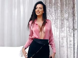Elegant Ladys 3: Blouse and Skirt and great smile
