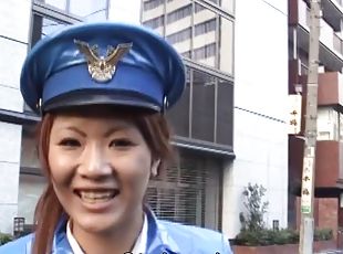 جيش, آسيوية, عام, يابانية, شرطة-police, تنورة-قصيرة, إغاظة