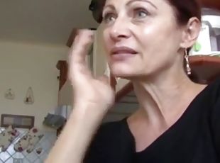 Czech old lady pay to fuck