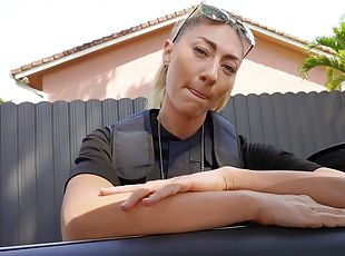 Hardcore fucking at home with cock hungry officer Whitney OC