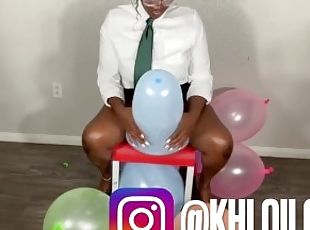 KHLO LOON SITS 2 POP PUNCH BALLOONS