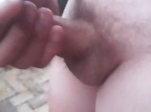 Wanking after chastity removed