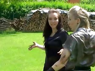 Three sexy lesbians end completely messed up