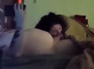 Morning blowjob in bed