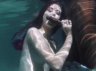 Steamy underwater black perversions in original XXX scenes