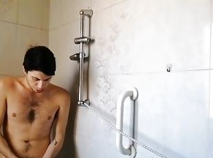 الاستحمام, قذف-على-الجسم, تجميع, تحول-جنسي, إيطالية, دش