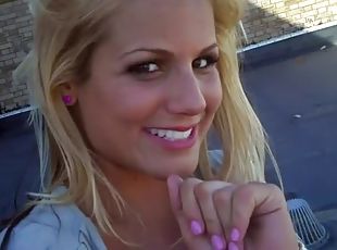 Ashlyn Letizzia the pretty roller girl poses outdoors