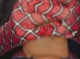 Spider-Man masturbation - OF handcuffdaddy