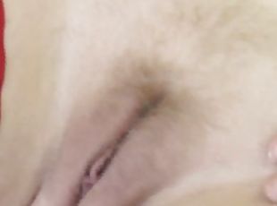 Milf. Solo Milf. Wife masturbating wet pussy and strong orgasm. Fingering. Squirt. Stockings. Fetish