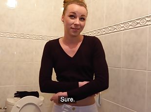 Rhiannon Ryder gets her pussy pounded by horny stranger in the bath