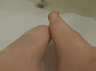 bañando, amateur, gay, pies, primera-persona, corrida, europeo, euro, fetichista, ducha