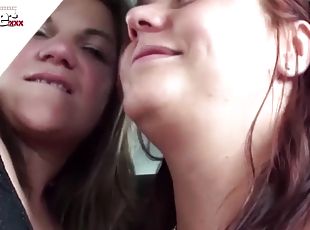 German amateur lesbians in the backseat