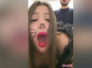 amatør, knepning-fucking, webcam, søster, brunette