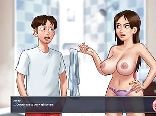 Summertime saga #7 - Wet t-shirts and then he takes off his shirt - Gameplay