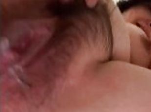 Hairy Asian Squatting In Your FACE! (SPREADING UPCLOSE)