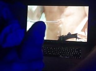 cumming while watching porn