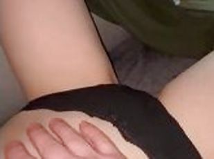 I love how he poke in my panties and caresses my wet pussy