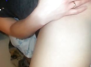 Closeup video of a chubby amateur masturbating and cumming hard