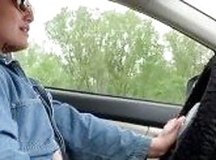 Watch Me Masturbate While Driving in Traffic  Too Fucking Horny To Wait
