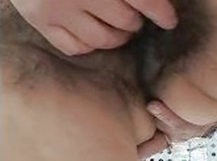 Mommy close up hairy pussy jerkoff
