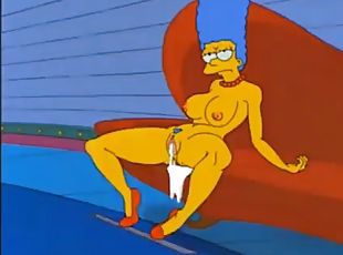 Marge simpson getting fucked by machine
