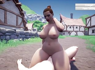 Feign PC game by Slaen Patreon gameplay PAWG BBW cowgirl facesitting missionary pusylicking