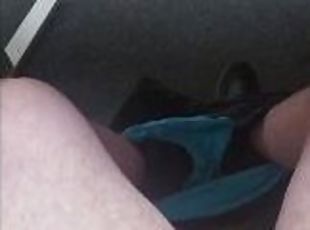 Cock and ball slapping - sub ordered to ruin orgasm into his sock and made to wear it