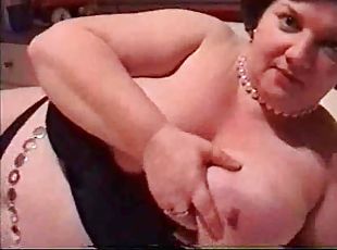 Huge natural tits on a tasty fat girl