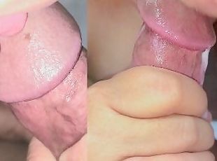 asiatique, amateur, fellation, ejaculation-sur-le-corps, énorme-bite, ados, branlette, ejaculation, douce, bite