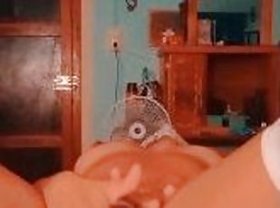 Horny Latina Babe in Sexy Bikini Masturbating Pussy - Solo Female Orgasm