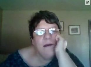 Amateur fat granny on webcam r20