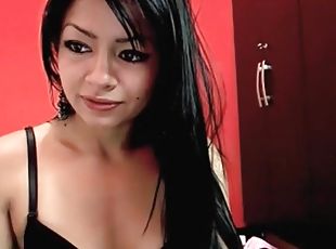 asiático, amador, langerie, webcam