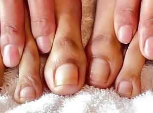 Clear toe and finger nails FETISH