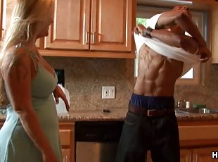 Black stud takes Joclyn Stone home to fuck her big time