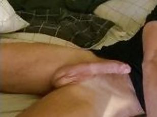 Big cumshot from my 8 inch dick during camsex