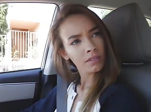 Charity Crawford - Gives Stepbro A Head In The Car