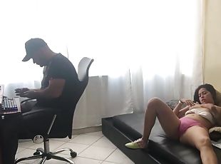 I Seduce My Stepfather And We Fuck In The Living Room P1