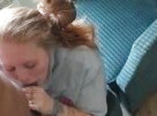BbwDicksucker Takes  Nut  DEEP in The Back Of Her Throat