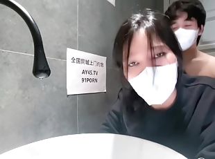 Cheating With My Husbands Friend In Toilet.... He Came On My Hair - Miuzxc / Sex Viet