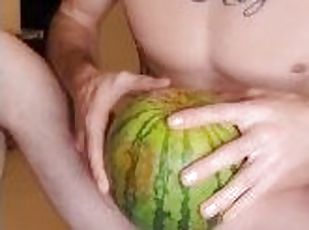 Juicy watermelon cum