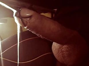 Shooting long ropes of cum after an hour long edging session