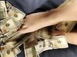 requested video of cash rubbing over several thousand in cash