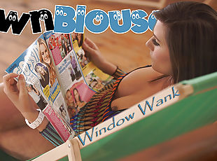 Charlie Rose in Window Wank - DownblouseJerk